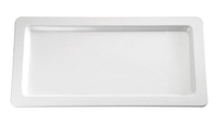 Półmisek prostokątny z melaminy GN 1/1, biały, 530×325 mm | APS, Apart