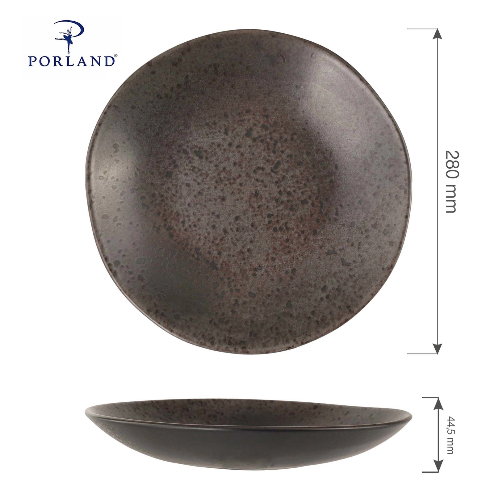 Talerz głęboki coupe, Ø280 mm | PORLAND, Ironstone