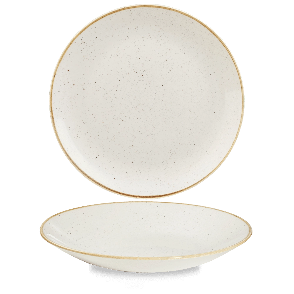 Talerz głęboki coupe, Ø280 mm | CHURCHILL, Stonecast Barley White