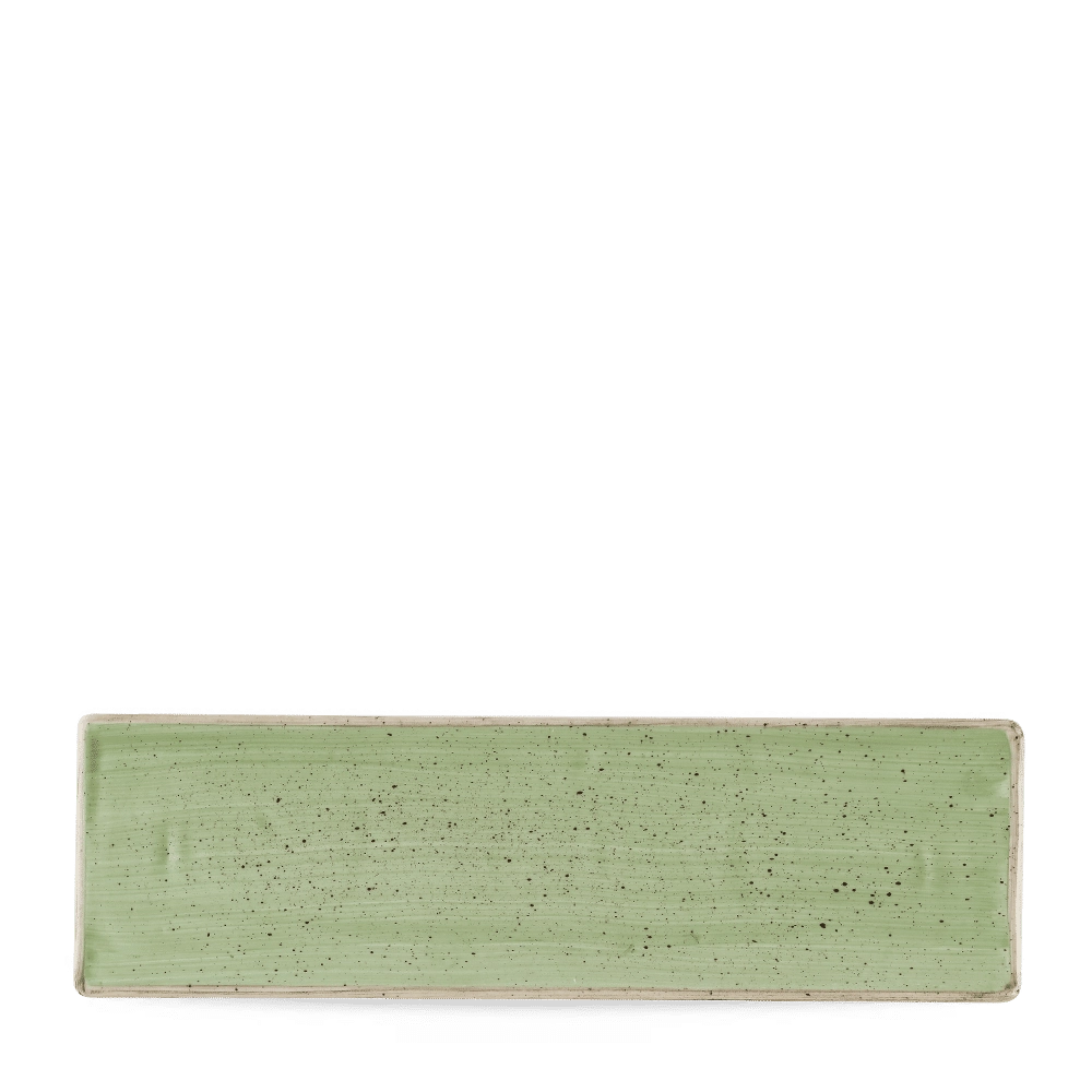 Talerz podłużny, 295×90 mm | CHURCHILL, Stonecast Sage Green