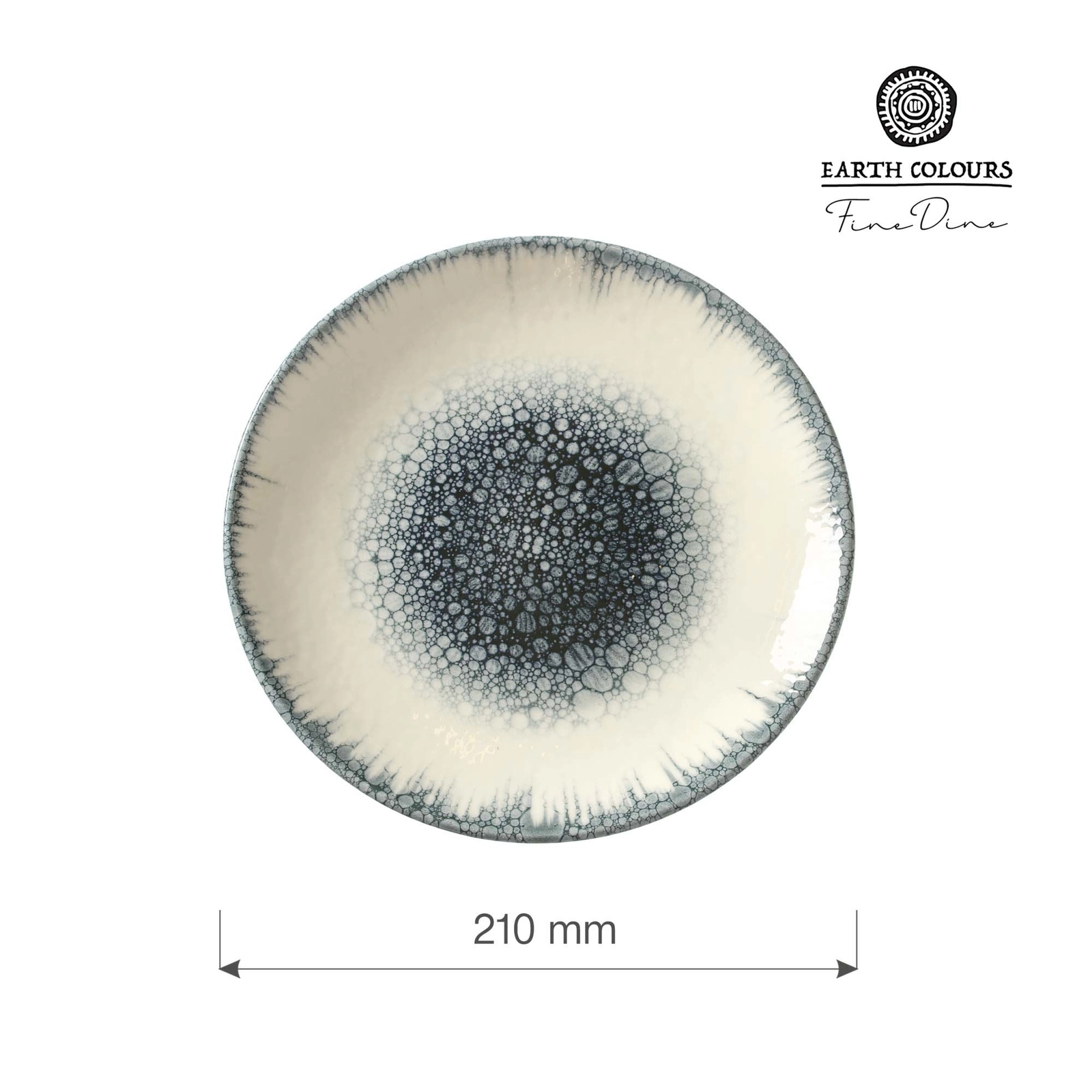 Talerz płytki, Ø210 mm, szary | FINE DINE, Infinity