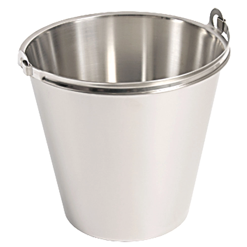 Wiadro ze stali nierdzewnej bez pierścienia, 10 l | LINDEN, Premium