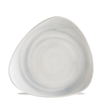 Talerz trójkątny, 230 mm, szary | CHURCHILL, Stonecast Canvas Grey