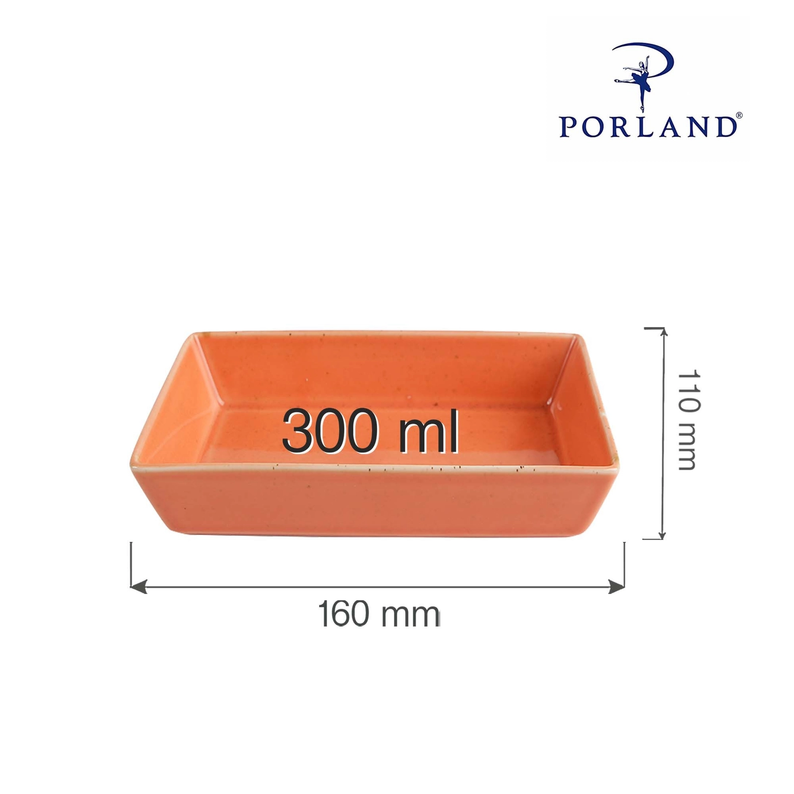 Naczynie do przystawek, 160×110 mm | PORLAND, Seasons Amber