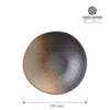 Miska, Ø210 mm, brązowa | FINE DINE, Moon