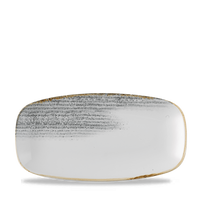 Talerz prostokątny, 298x153 mm | CHURCHILL, Homespun Accents Jasper Grey