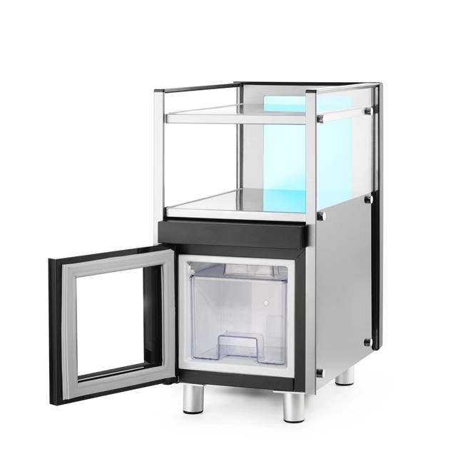 Lodówka na mleko z podgrzewaczem do filiżanek, 3,5 l, 230 V, 0,168 kW, 313x442x613 mm | HENDI, 209080