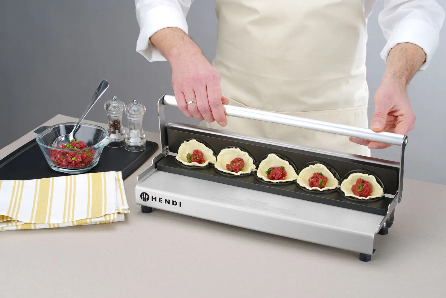 Pierogarka, 470x140x95 mm, 5 pierogów | HENDI, 230107