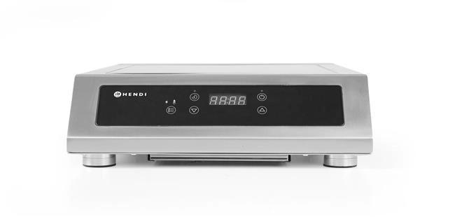Kuchenka indukcyjna 3500 D XL, 3,5 kW, 230 V, 390×560×120 mm | HENDI, Profi Line