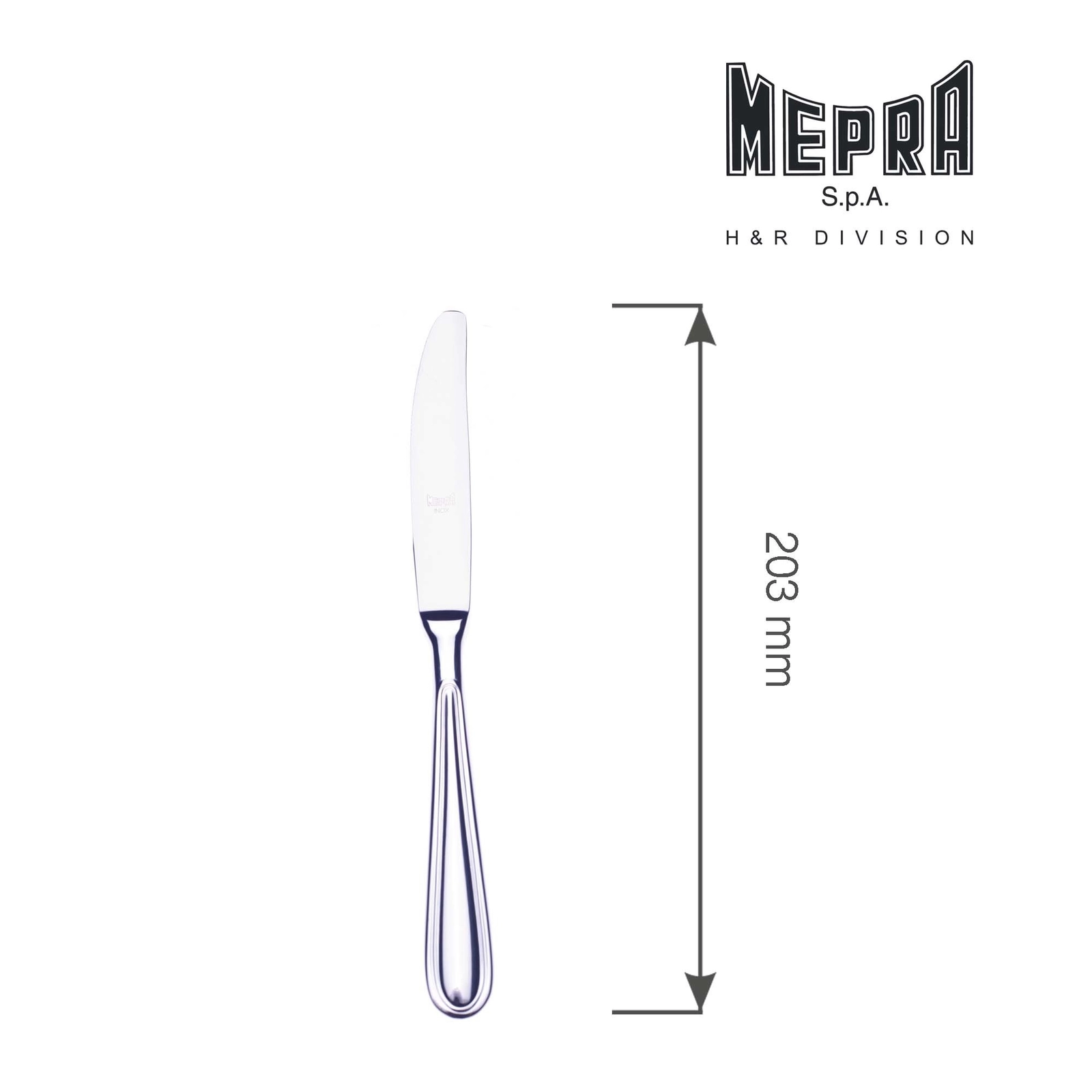 Nóż deserowy, 203 mm | MEPRA, Norma