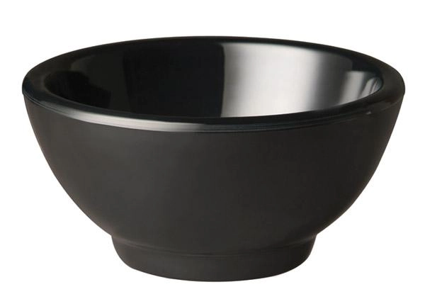 Salaterka okrągła z melaminy 0,09 l, czarna, Ø95×45 mm | APS, Pure