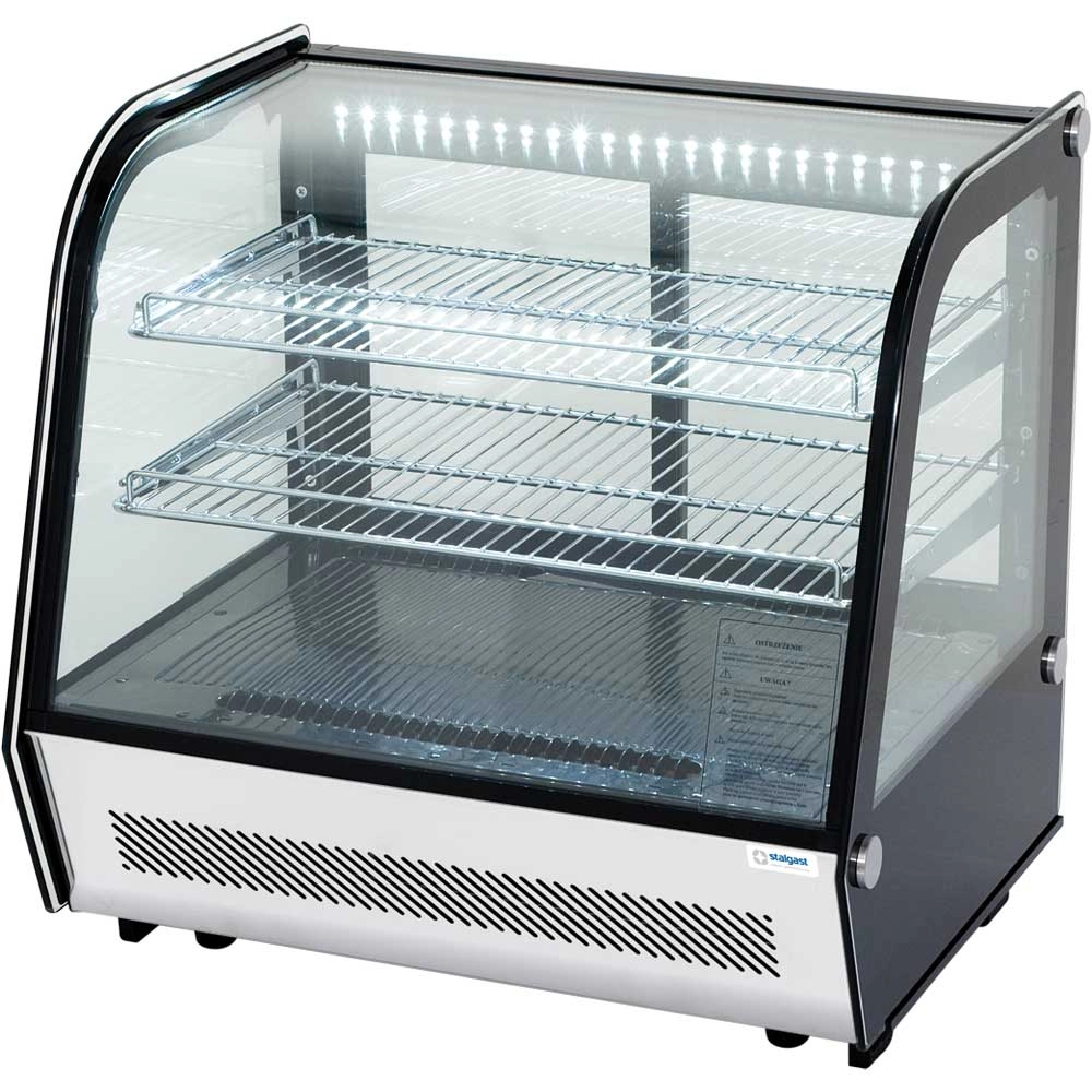 Witryna chłodnicza przeszklona 120 l, oświetlenie LED, 702x568x686 mm | STALGAST, 852120