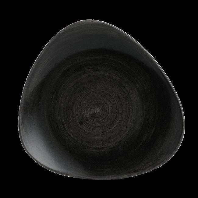 Talerz trójkątny, Ø229 mm | CHURCHILL, Stonecast Patina Iron Black