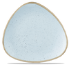 Talerz trójkątny, Ø311 mm | CHURCHILL, Stonecast Duck Egg Blue