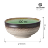 Misa okrągła do ramenu lub sałatki, Ø240 mm | FINE DINE, Beryl