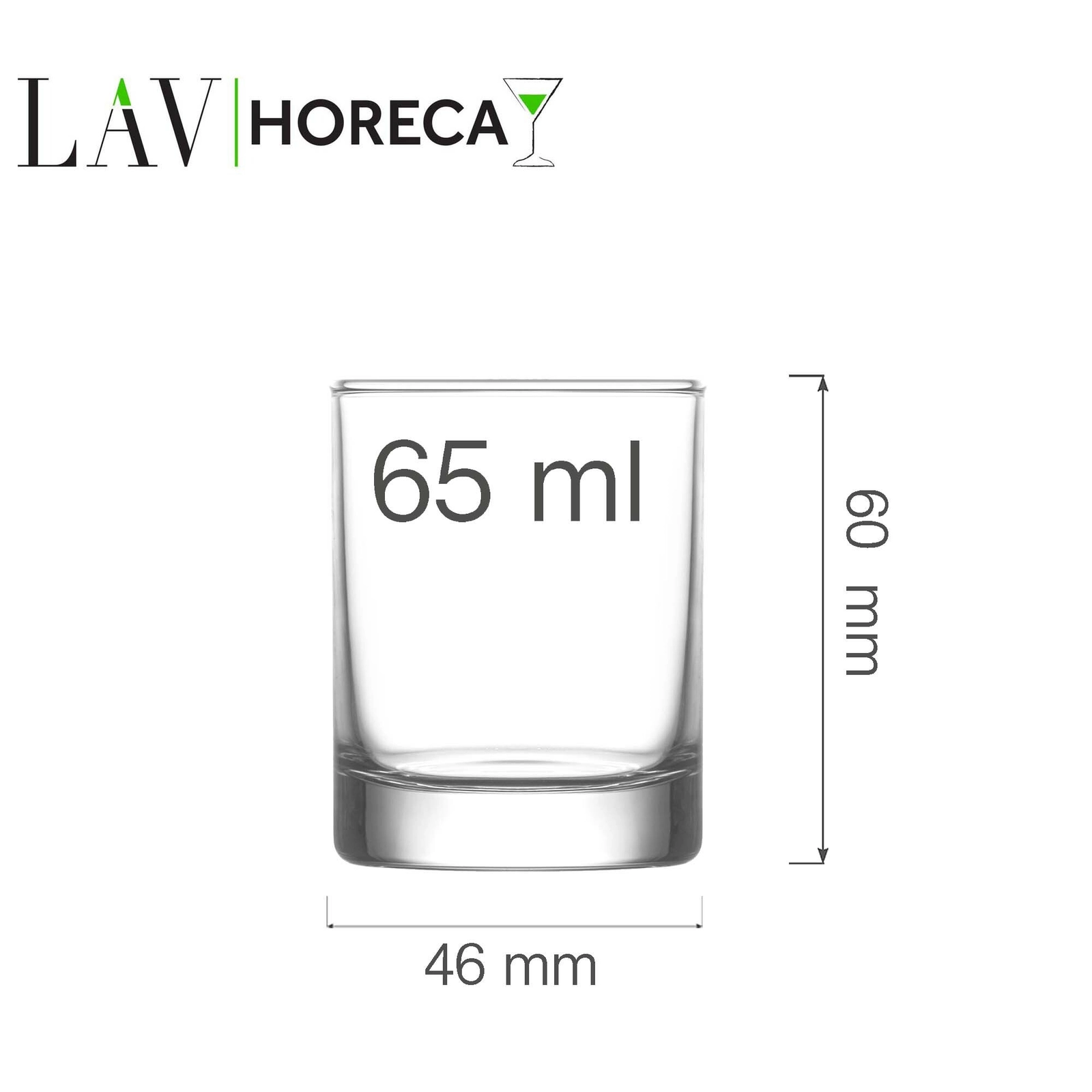 Kieliszek shot, 65 ml | LAV, Rotterdam