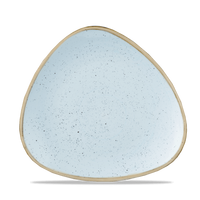 Talerz trójkątny, Ø229 mm | CHURCHILL, Stonecast Duck Egg Blue