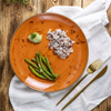 Talerz płytki, Ø190 mm, pomarańczowy | FINE DINE, Dahlia
