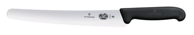 Nóż cukierniczy z ząbkowanym ostrzem, 260 mm, czarny | VICTORINOX, 5.2933.26