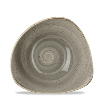 Miska trójkątna, 370 ml | CHURCHILL, Stonecast Peppercorn Grey