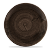 Talerz płytki, 288 mm | CHURCHILL, Stonecast Patina Iron Black
