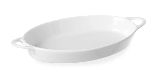 Półmisek owalny z porcelany, 350 ml, 262x140x33 mm | HENDI, 784013