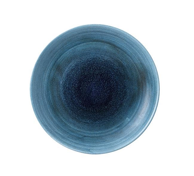 Talerz płytki, Ø217 mm | CHURCHILL, Stonecast Aqueous Lagoon
