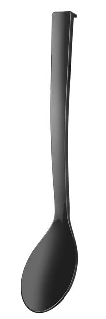 Łyżka do sałatek, czarna, 0,06 l, 335x70 mm | HENDI, 564455