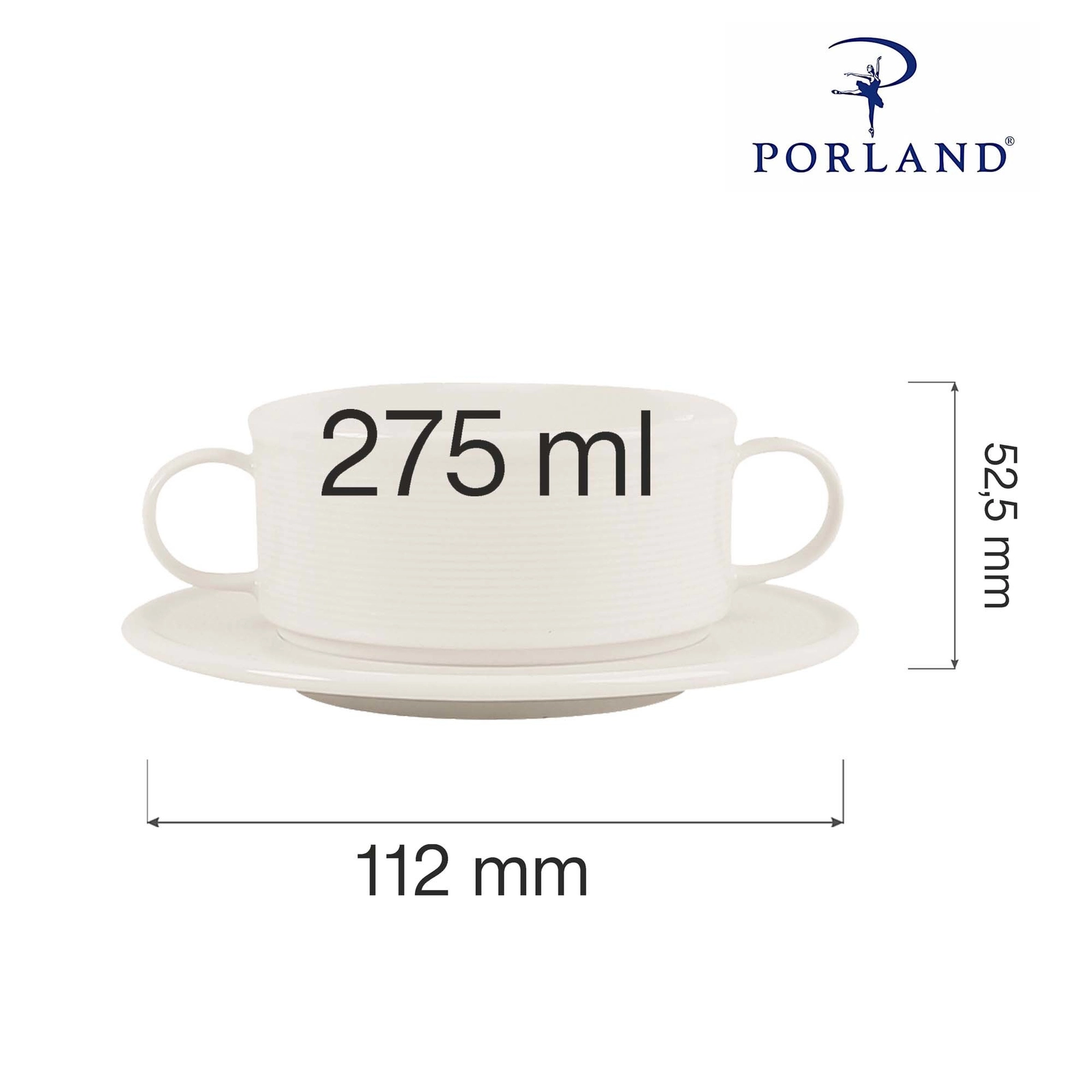 Bulionówka, 275 ml | PORLAND, Line