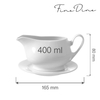 Sosjerka, 400 ml | FINE DINE, Bianco