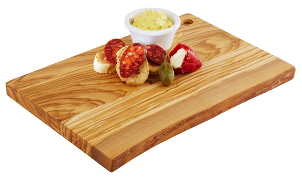 Deska do serwowania z drewna oliwkowego 300x205 mm | APS, Olive
