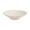 Talerz z porcelany na stopie, kremowy | FINE DINE, Sand