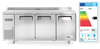 Stół chłodniczy 3-drzwiowy z agregatem bocznym, 291 l, 230V, 0,27 kW, 1800x600x886 mm | ARKTIC, 233382