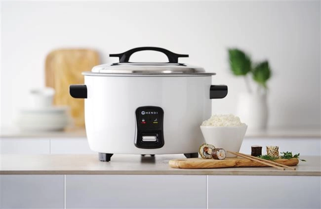 Urządzenie do gotowania ryżu i kaszy 4,2 l, 230 V, 1,55 kW, 391x372x315 mm | HENDI, Kitchen Line