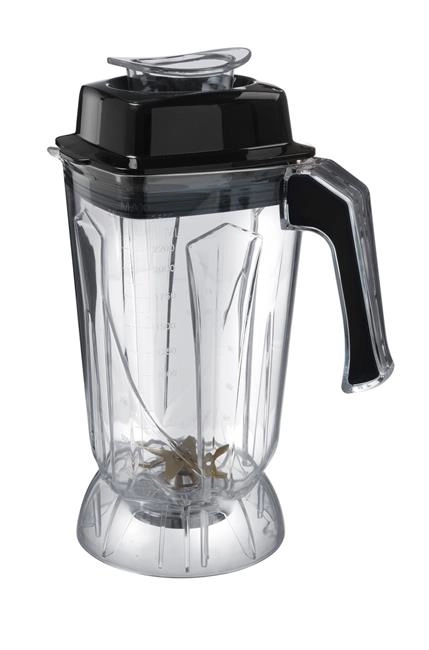 Blender barmański z obudową wyciszającą, czarny, 2,5 l, 220-240V, 1,68 kW, 250x300x540 mm | HENDI, 230688