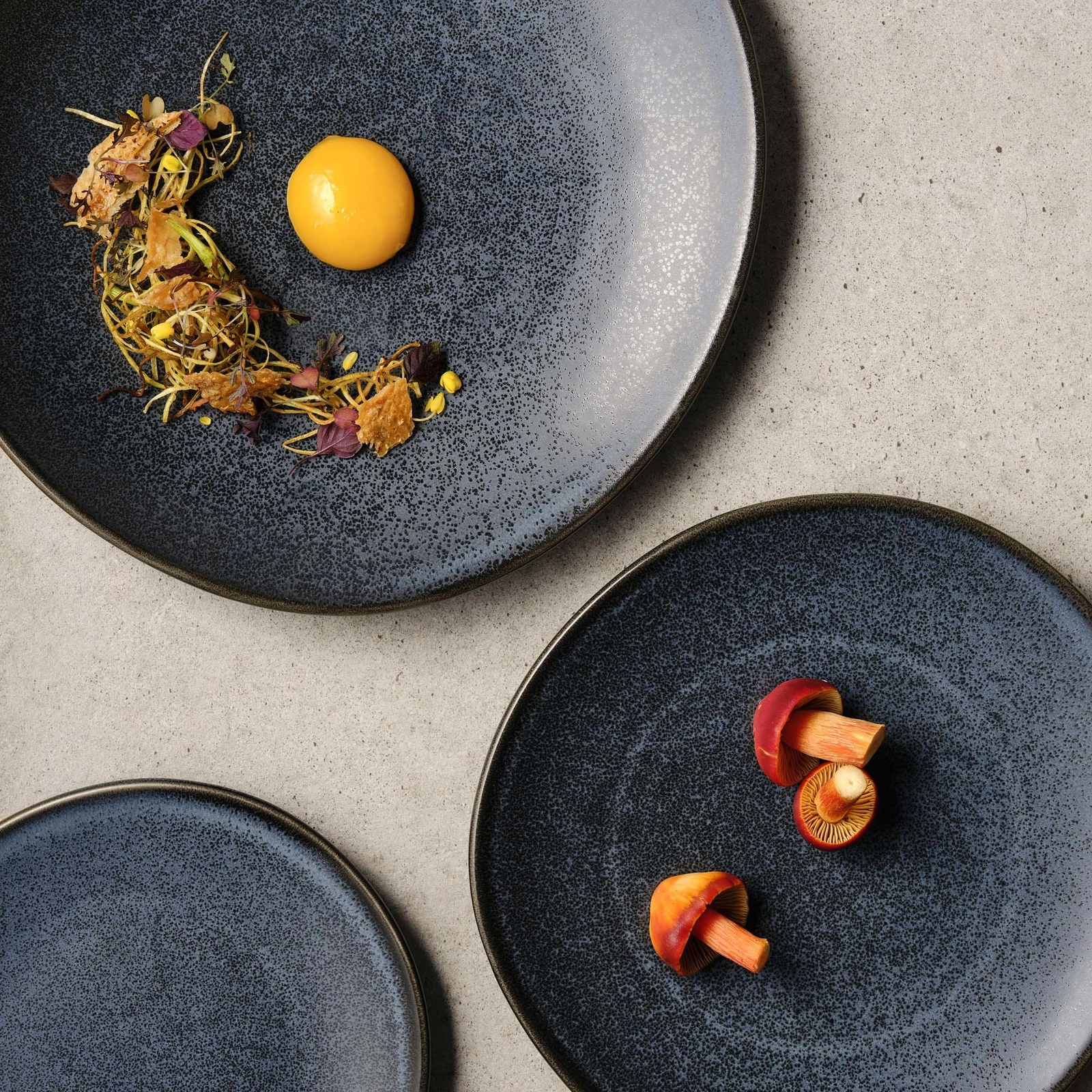 Talerz sztaplowany, ⌀230 mm, niebieski | STEELITE, Potter’s Collection Storm