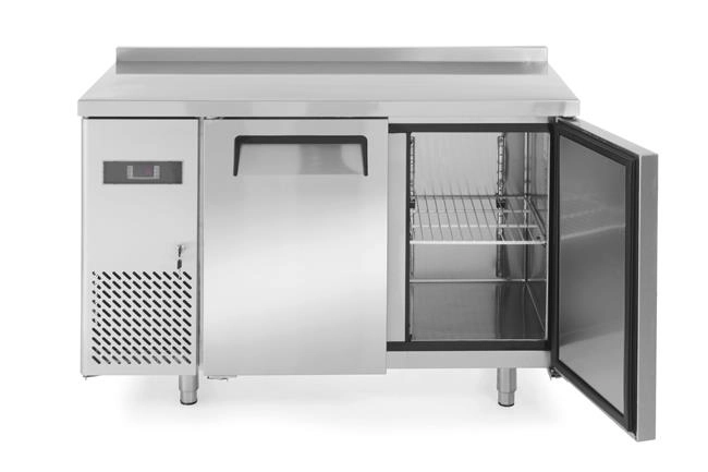 Stół chłodniczy 2-drzwiowy z agregatem bocznym, 166 l, 230V, 0,3 kW, 1200x600x886 mm | ARKTIC, 233344