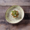 Talerz serwingowy, 215x120 mm, zielony | FINE DINE, Olive