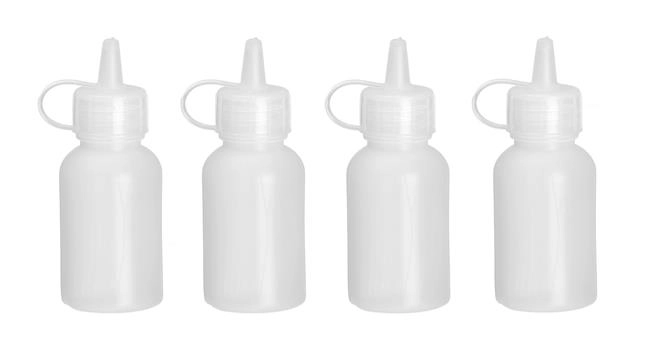 Mini dyspensery do sosów 30 ml, ⌀30x85 mm, zestaw 4 szt. | HENDI, 557891