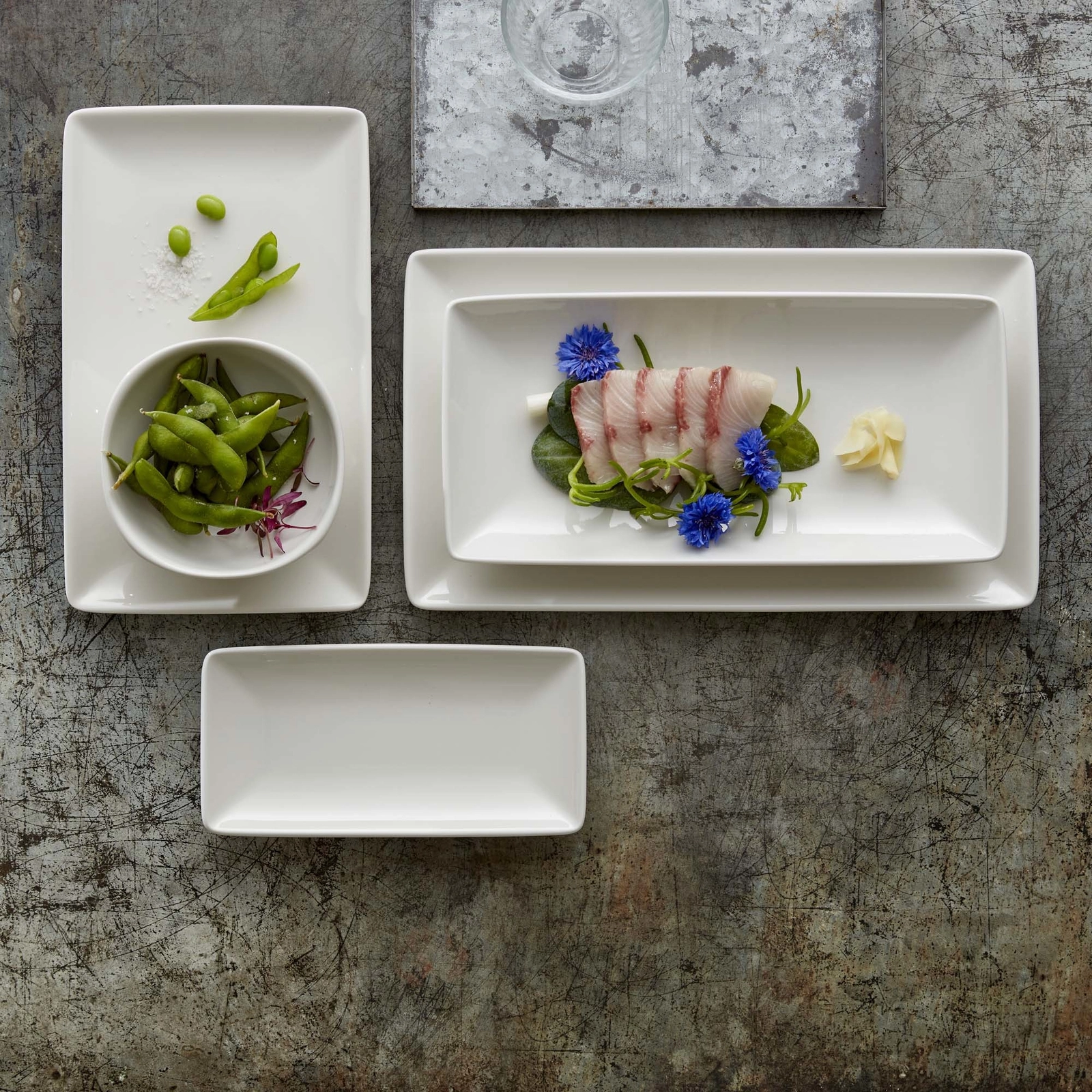 Półmisek prostokątny, 320×190 mm, kremowy | STEELITE, Taste