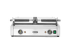 Grill kontaktowy podwójny, góra ryflowana, dół gładki, 3,6 kW, 230 V, 570×395×510 mm | HENDI, 263808