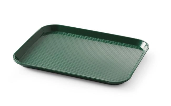 Taca Fast Food 265x345 mm z polipropylenu, zielona | HENDI, 878736