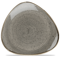 Talerz trójkątny, 265 mm | CHURCHILL, Stonecast Peppercorn Grey
