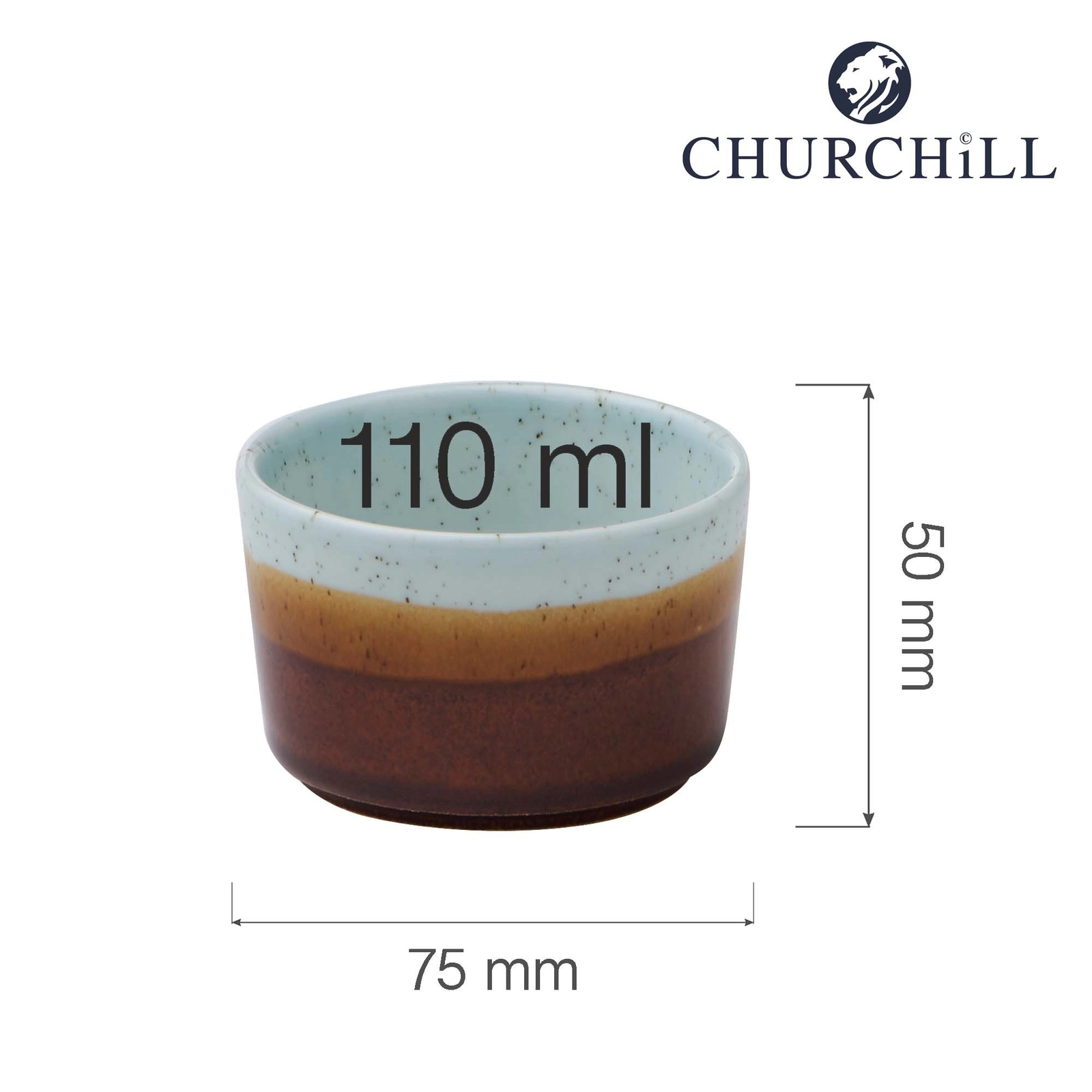 Naczynie na dipy Ø75 mm | CHURCHILL, Nourish Siena Duck Egg