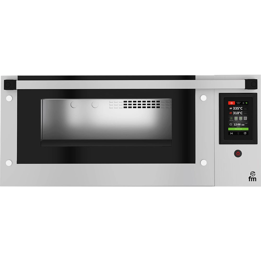 Piec statyczny piekarniczy z nawilżaniem, elektryczny, dotykowy, 5.4 kW, 885x990x385 mm | FM INDUSTRIAL, ST-Bakery