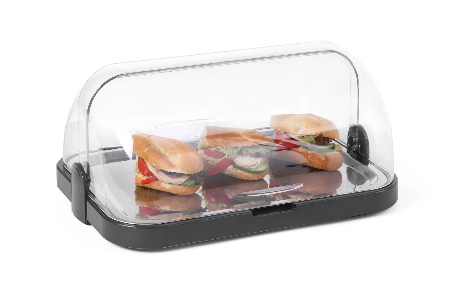 Witrynka chłodząca roll-top pojedyncza, 440x320x205 mm | HENDI, 871805