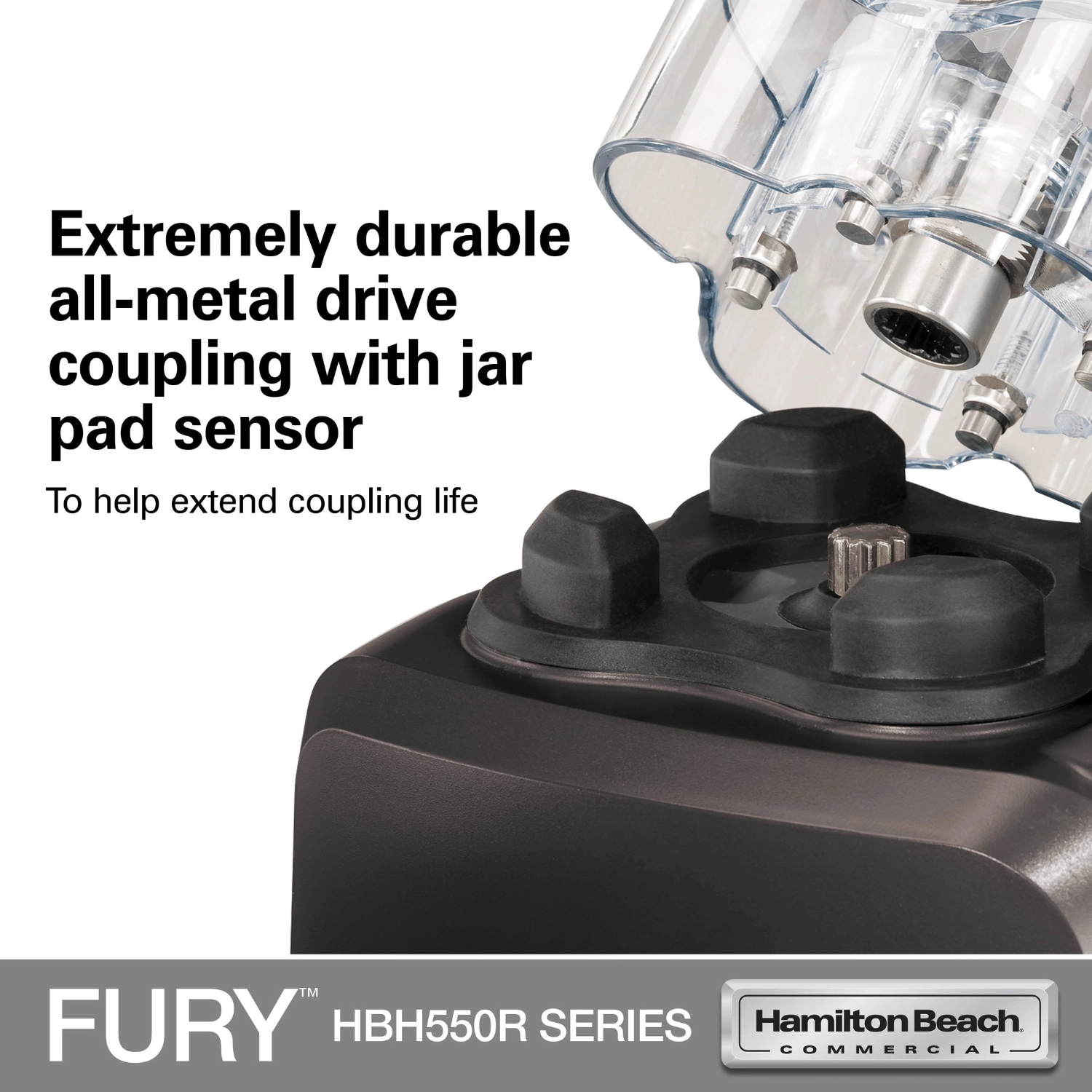 Blender barmański Fury®, 1,8 l, 880 W | HAMILTON BEACH COMMERCIAL, HBH550R-CE