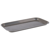 Taca prostokątna 260x135x15 mm, ze stali nierdzewnej | APS, Vintage