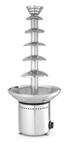 Fontanna do czekolady 6-poziomowa, 230 V, 0,3 kW, ⌀372x850 mm | HENDI, 274163