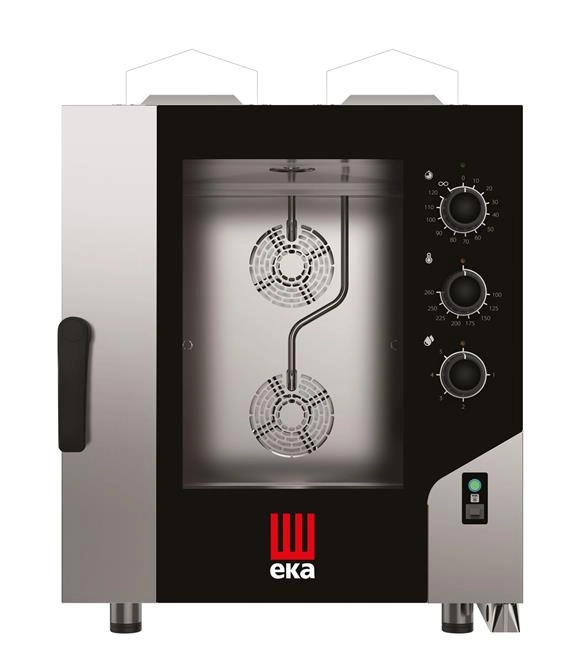 Piec konwekcyjno-parowy 7×GN 1/1, gazowy, 13,5 kW, 730×855×951 mm | TECNOEKA, Millennial Smart
